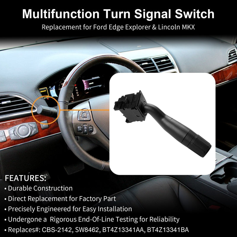 CBS2142 Turn Signal Switch for Ford Edge Explorer for Lincoln MKX 2011 2012