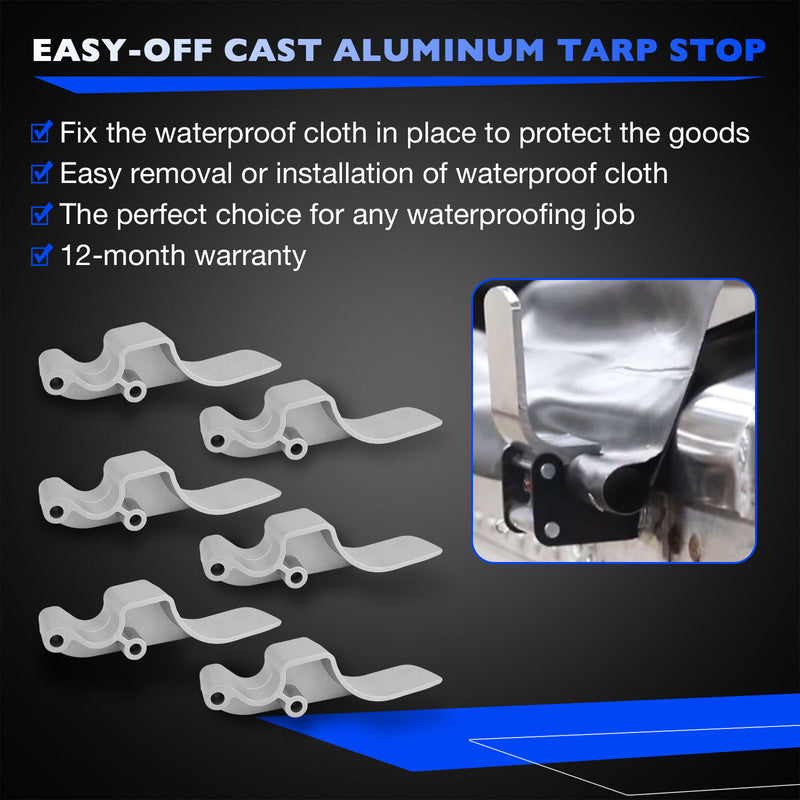 17057751 Aluminum Tarp Stop Easy Off Cast Kit for Pro Trucking Products 6 Piece