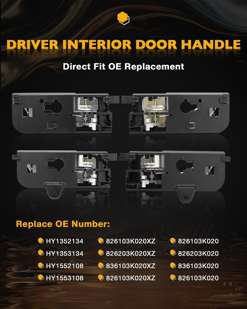 HY1352134 Inside Interior Door Handle Kit for Hyundai Sonata 2005-2008 HY1553108