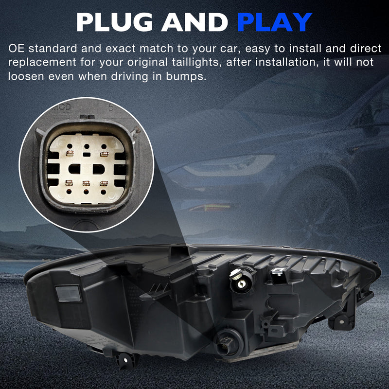 LED Headlight Assy Driver Passenger Side for 2022 2024 Tesla Model X Plaid 2x