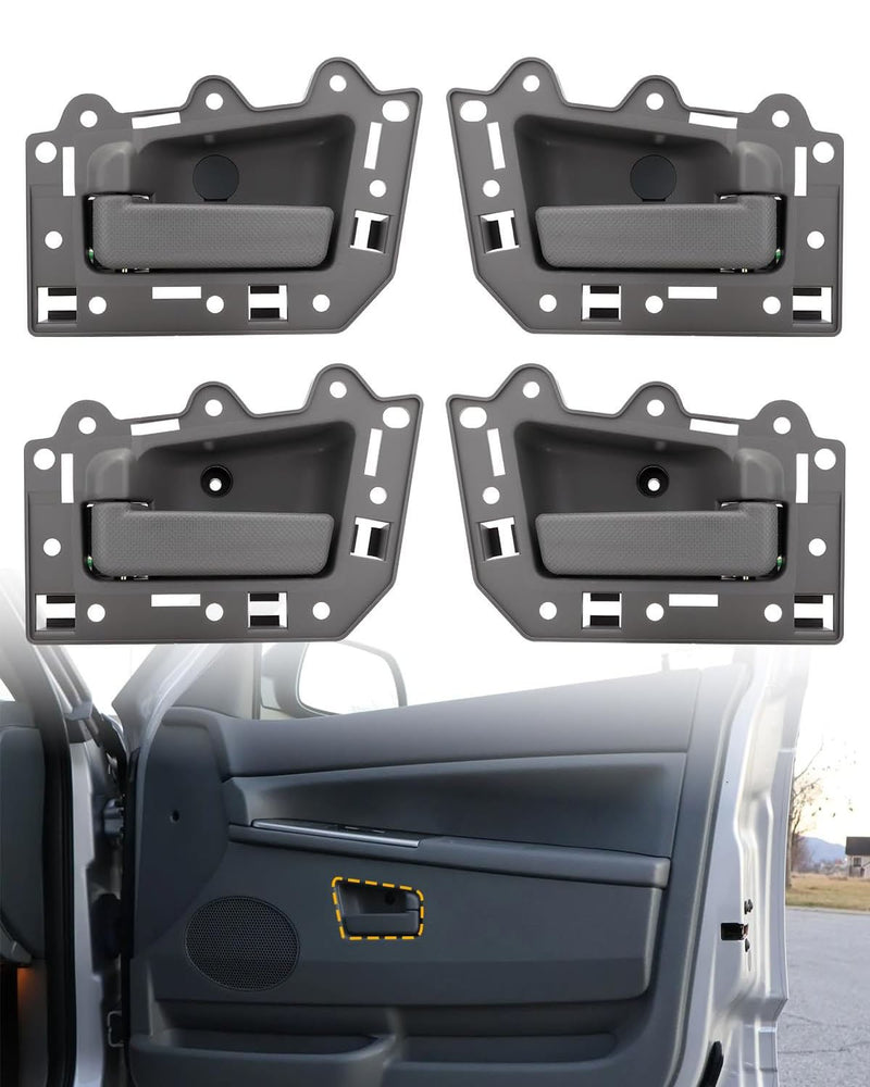 Interior Door Handle Front Rear LH RH for Jeep Grand Cherokee 2005 2010 4Pcs