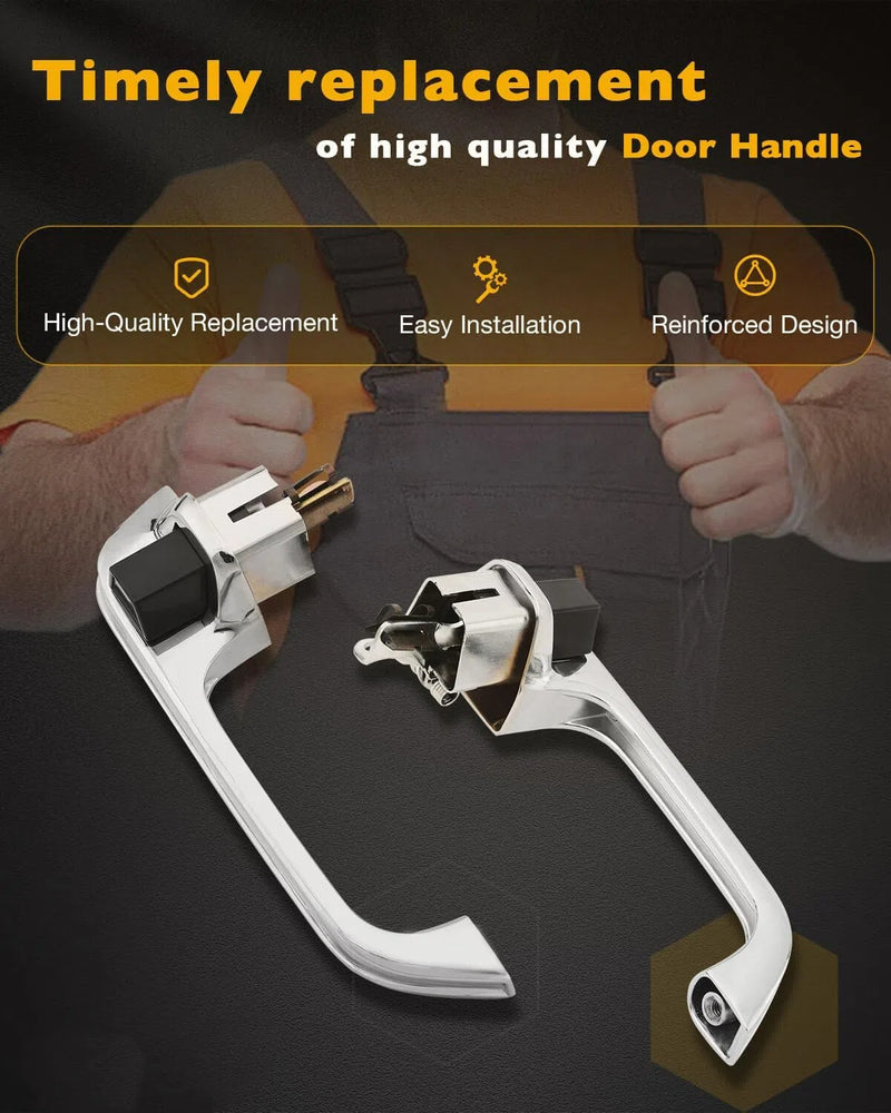 Chrome Metal Exterior Door Handle Set For 73 91 Chevy Blazer GMC CK 1500