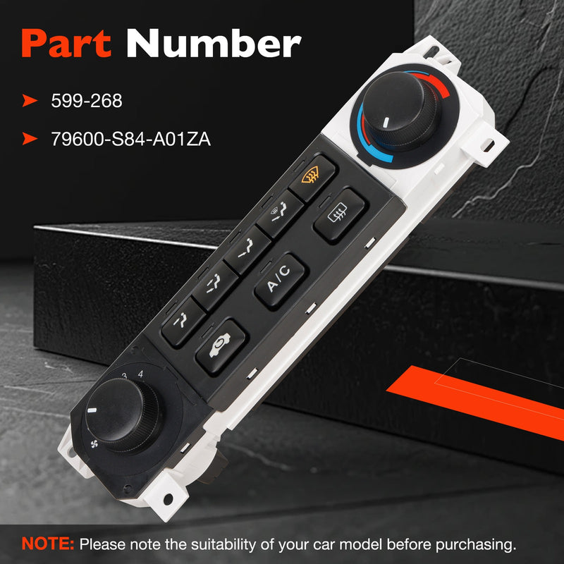Heater A C Climate Control Module Panel Switch for Honda Accord Odyssey 1998-04