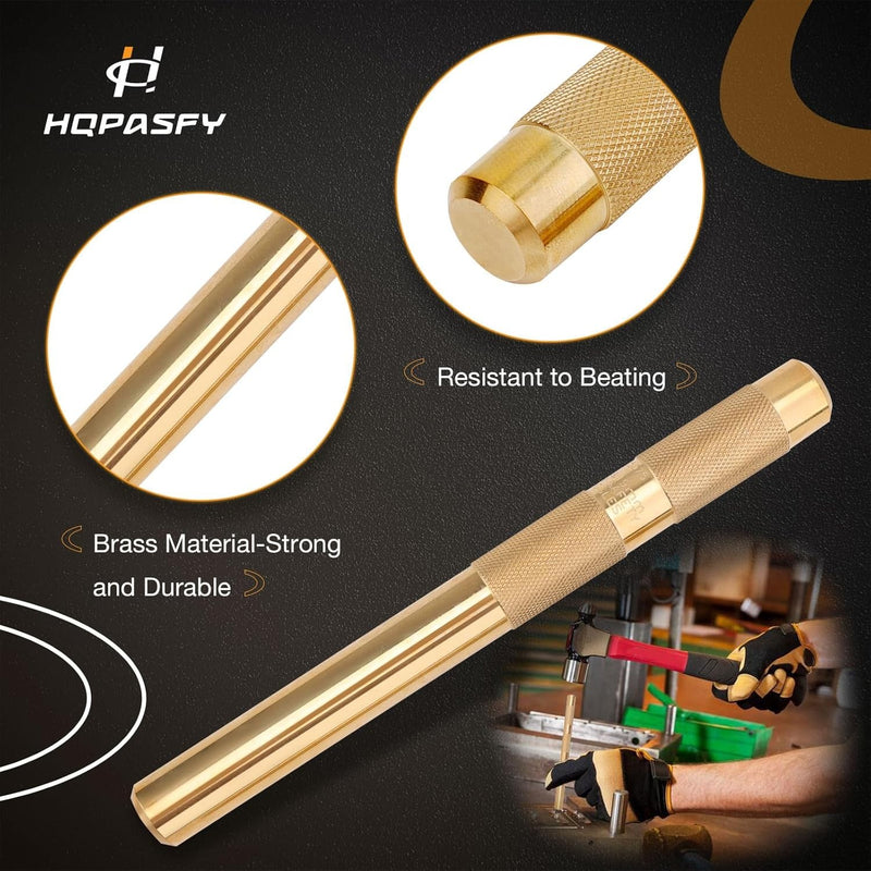 25075 25076 25077 Brass Drift Punch Set 3/8in 1/2in 3/4in Set of 3