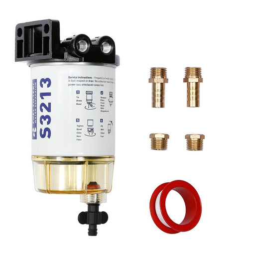 DURAFORCE Fuel Filter Water Separator Assembly Kit for Mercury Racor Outboard Motor