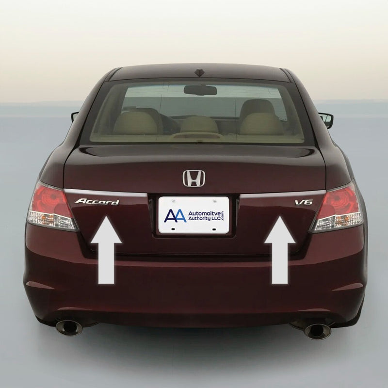 Chrome Rear Trunk Trim Molding Strip Kit for Honda Accord