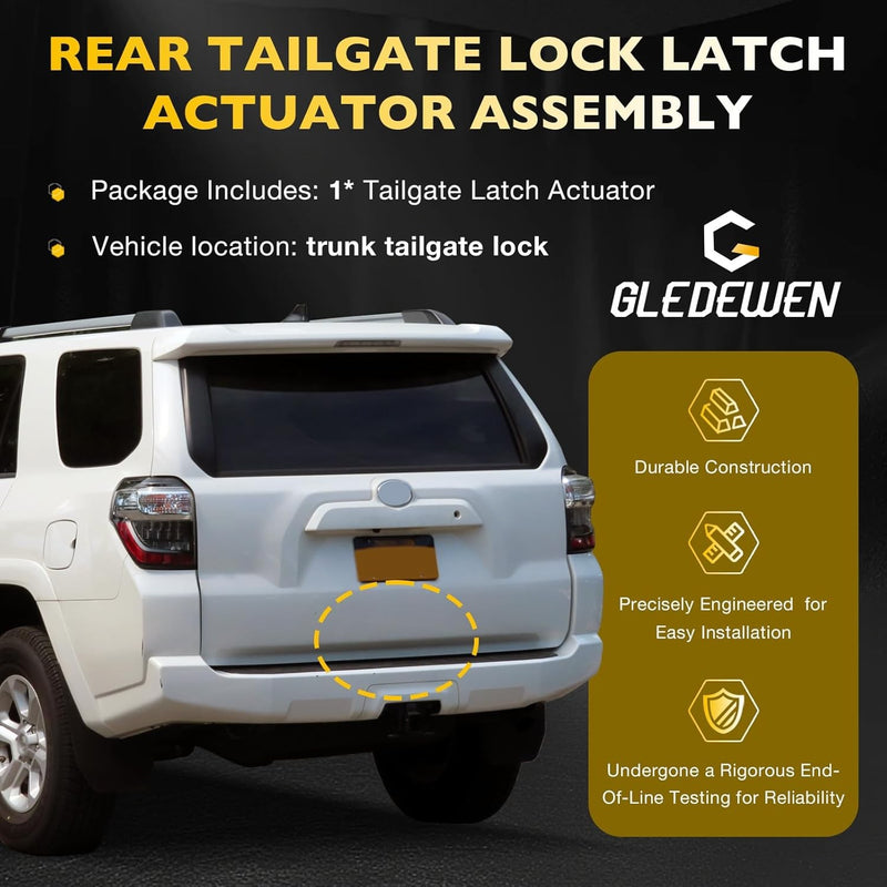 69110-35082 Rear Tailgate Hatch Lock Actuator for Toyota 4Runner 2010 2023 4.0L