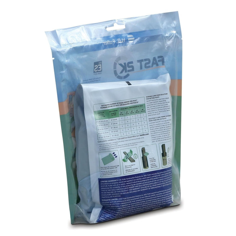 Fast 2K Post Anchor Mix Expanding Foam Concrete Alternative for Post Install 2 Pack
