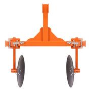 DURAFORCE Fits Cat 1 Tractors, Steel 3 Point 48" Adjustable Disc Bedder Disc Harrow