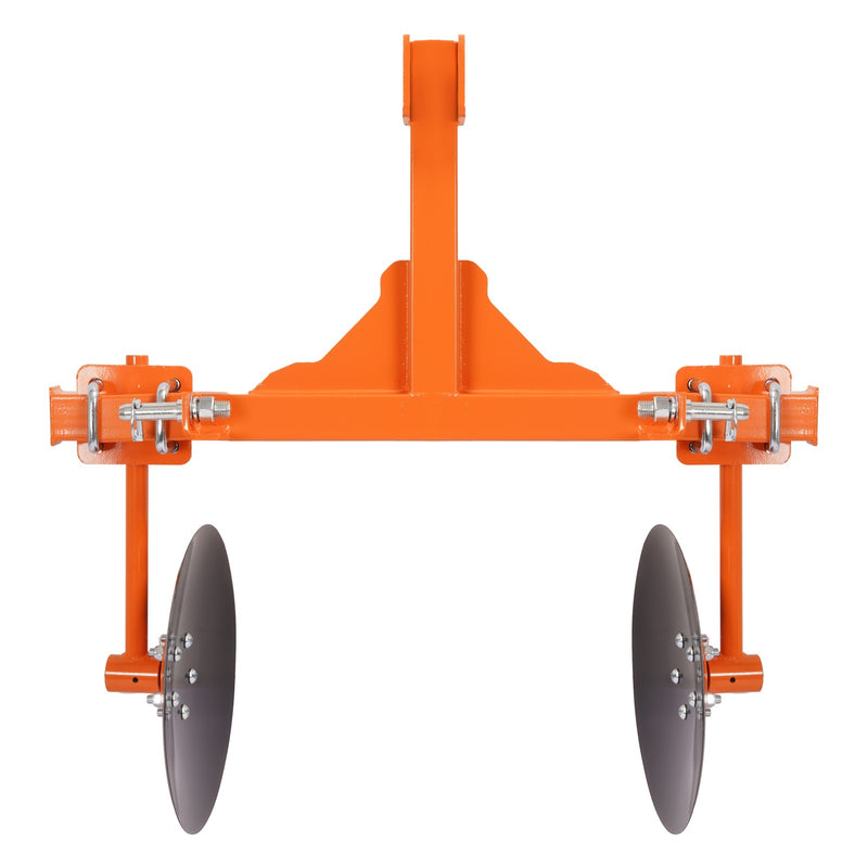 DURAFORCE Fits Cat 1 Tractors, Steel 3 Point 48" Adjustable Disc Bedder Disc Harrow