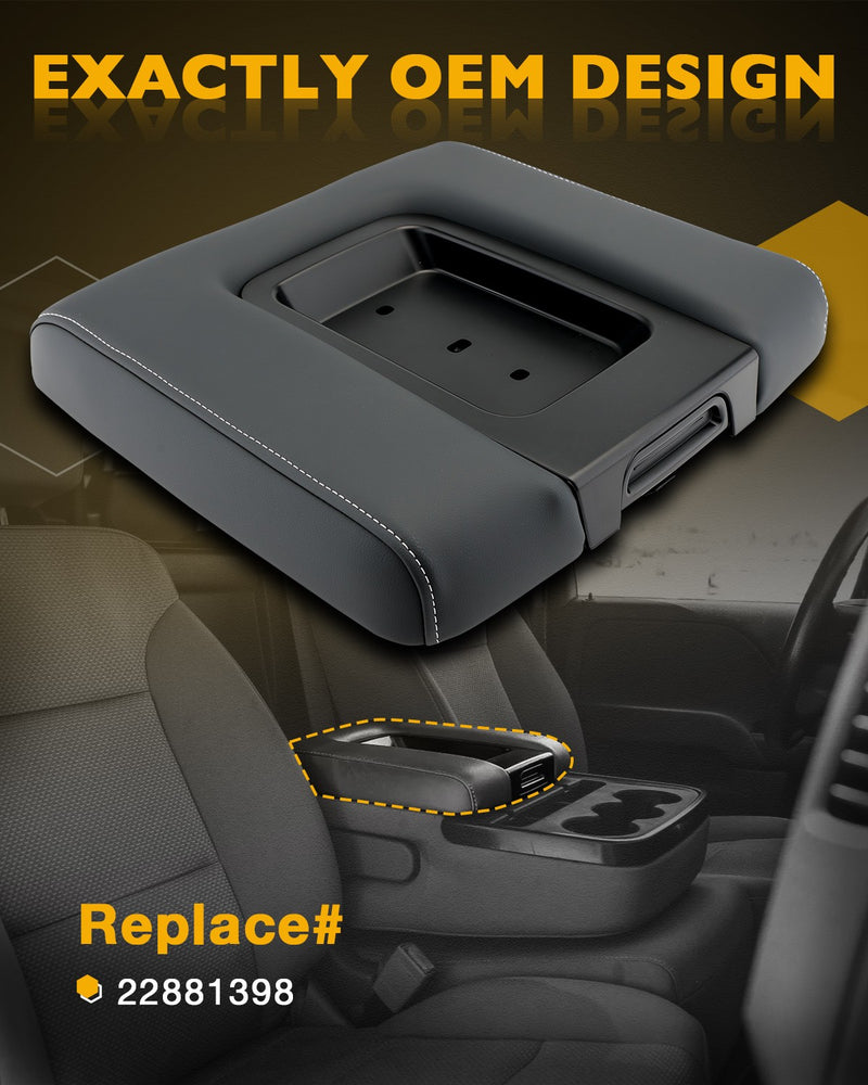 22881398 Center Console Armrest Lid for Chevy Silverado GMC Yukon Cadillac 14 20