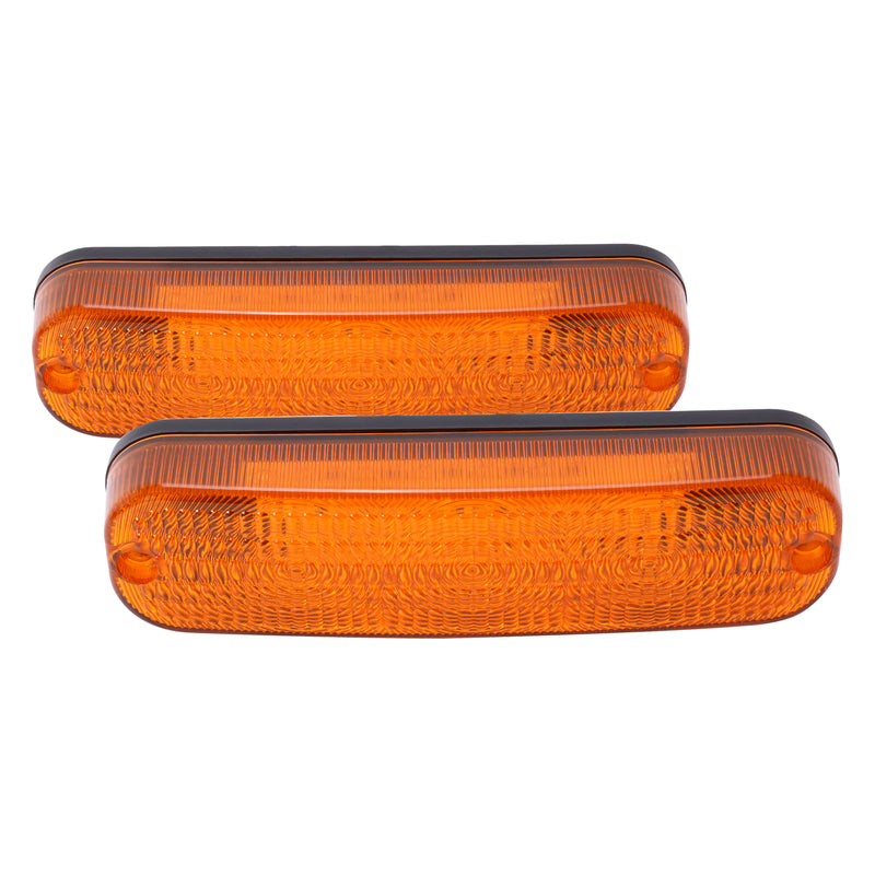 AR60250 LED Amber Flashing Cab Lights Headlight For John Deere Tractor 2 Pieces