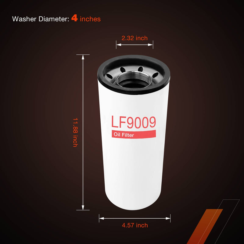 LF9009 Oil Lube Fuel Filter for Fleetguard Cummins ISL ISL9 ISB PX9 6CT