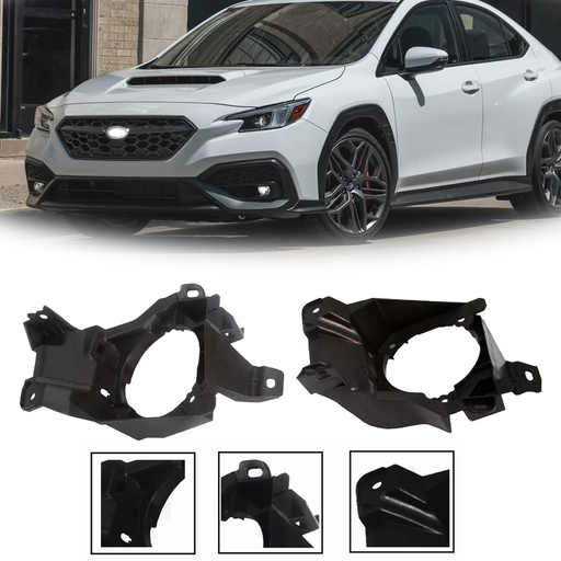 DURAFORCE Front Bumper Fog Lights Cover Bracket Turn Signal for Subaru WRX 2022 2023 2024