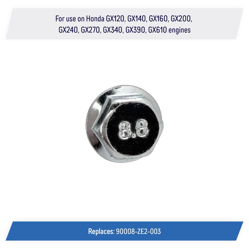 DURAFORCE 90008ZE2003 Recoil Starter Flange Bolts 6x10 for Select Honda GX Engines 12 Piece