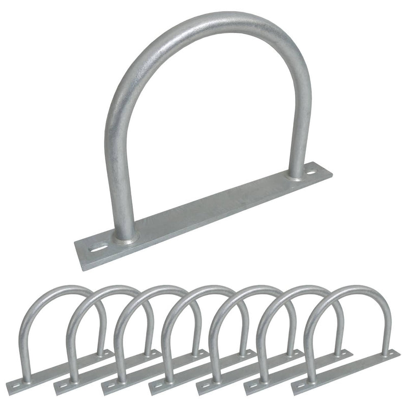DURAFORCE Dock Piling Hoop 10 Inch Pile Holder 2 Inch Plate 3/8 Inch Thick 8 Count