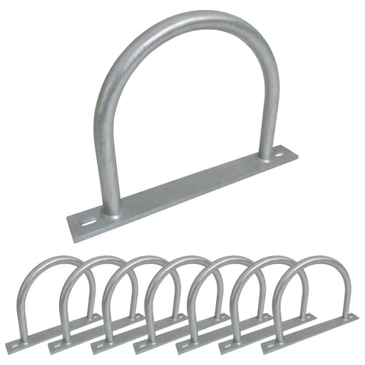 DURAFORCE Dock Piling Hoop 10 Inch Pile Holder 2 Inch Plate 3/8 Inch Thick 8 Count