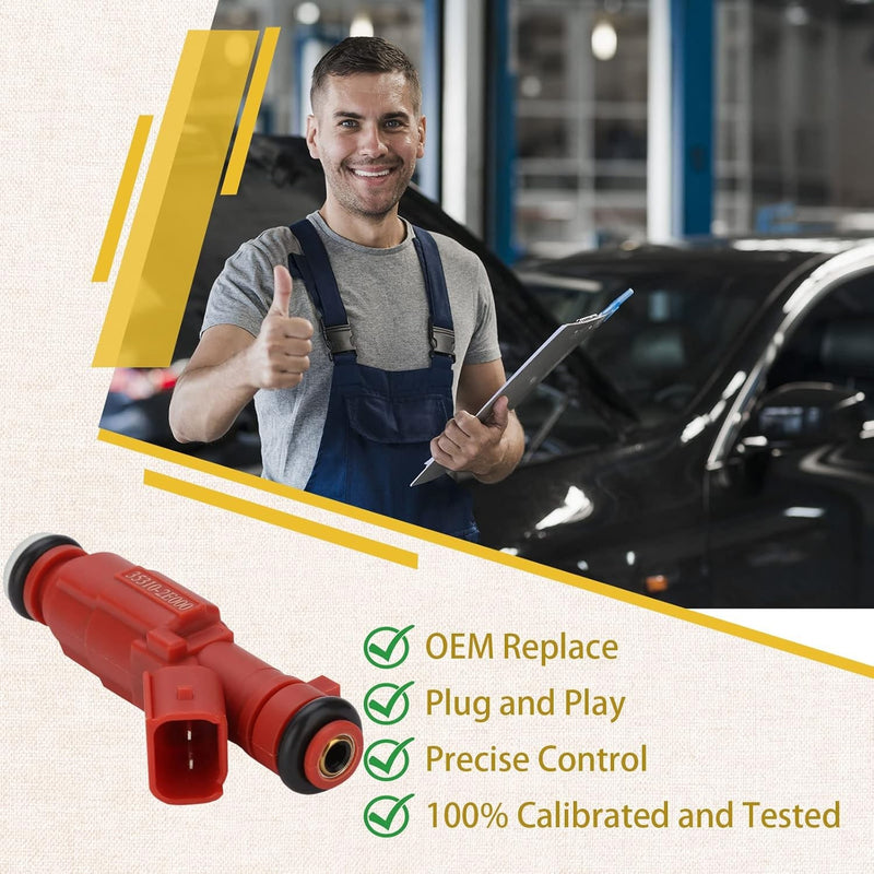 353102E000 Fuel Injectors for Hyundai 2011 2025 Elantra Kia Forte 1.8L 2.0L 4X