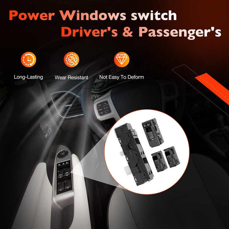 Power Window Door Control Switch for Jeep Chrysler Dodge 200 300 Charger 06to14