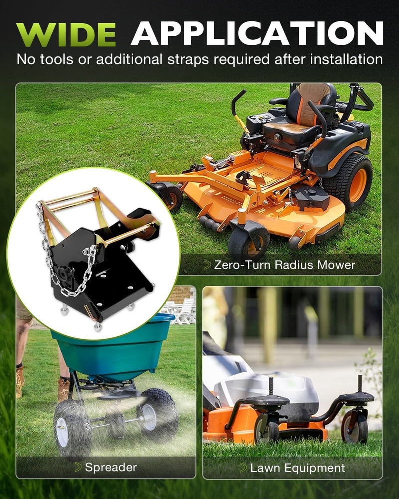 Mower Wheel Power Lock Lockdown Device for Zero Turn 10.5 12.5 Caster Tires