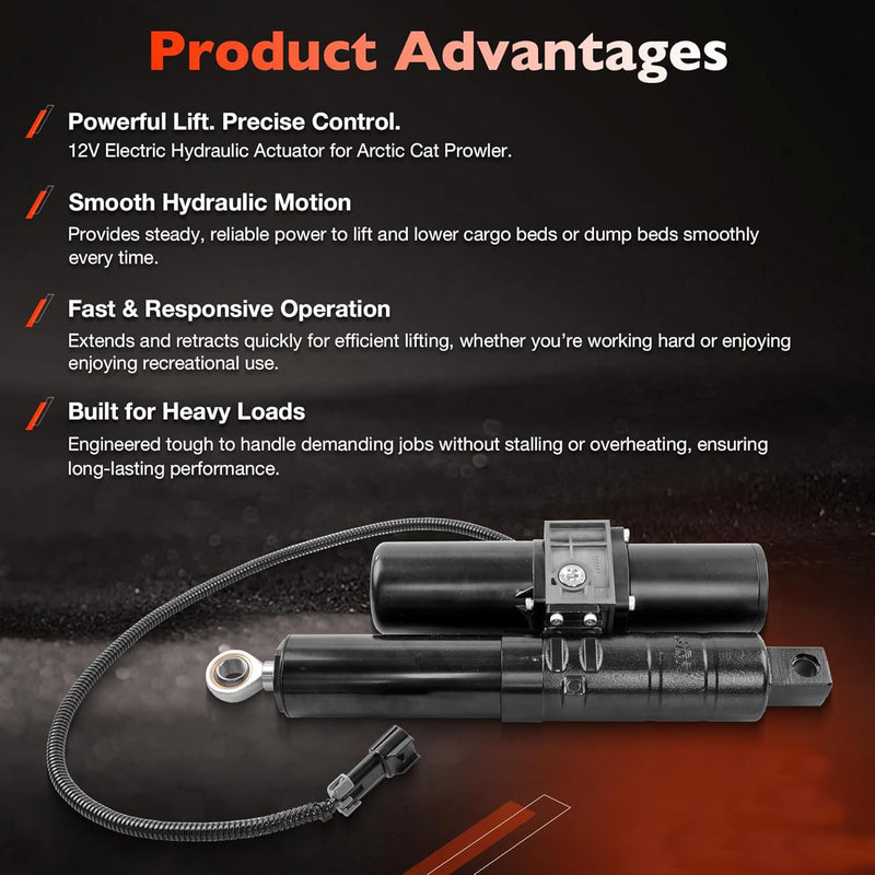1436-269 12V Electric Hydraulic Linear Actuator for Arctic Cat HDX Prowler UTV