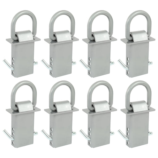 DURAFORCE 8 Heavy Duty Trailer Stake Pocket D Ring 5400 Lbs Load Limit For Standard 2x4
