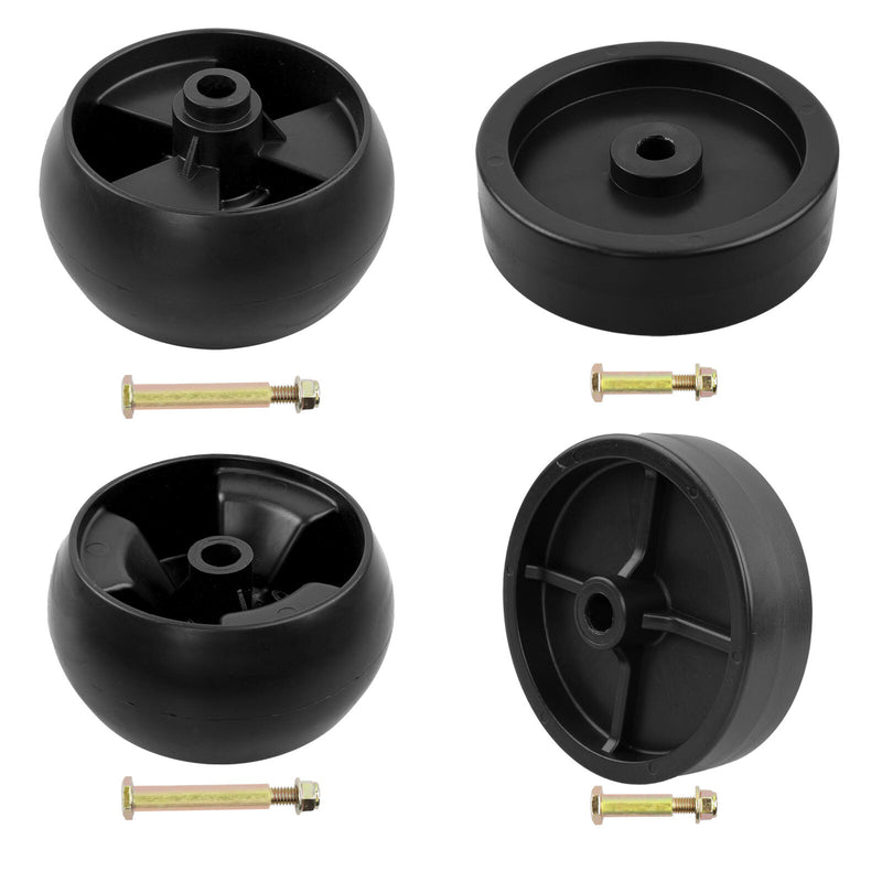 7340973 73404155 Lawn Mower Deck Roller Wheel Kit For Cub Cadet Craftsman 4pc