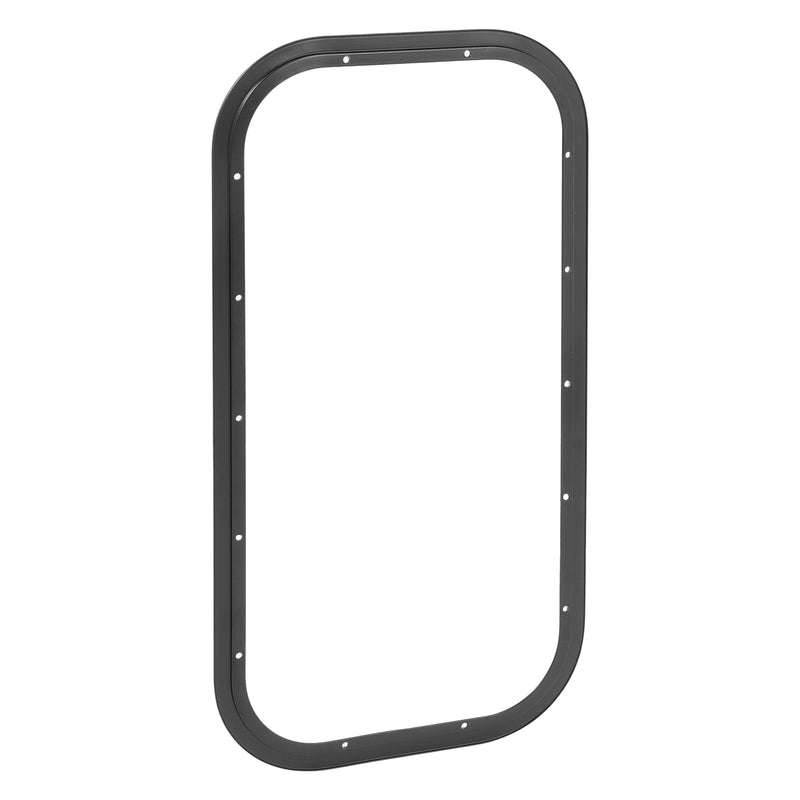 DURAFORCE 12" x 24" Vertical Slide RV Window w/Trim Ring & Screen For RV Cargo Trailer