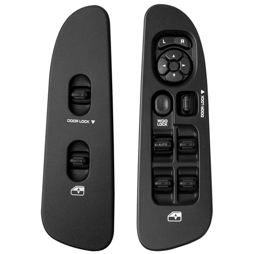 DURAFORCE Power Door Window Mirror Switch LH RH And Bezel Set For Dodge Ram 1500 01 09