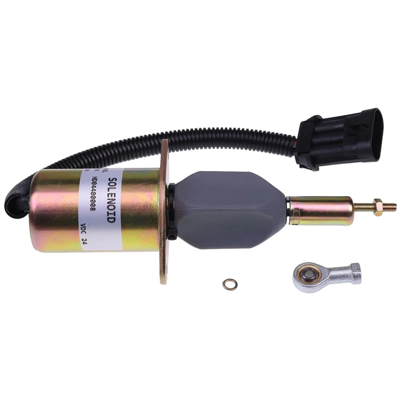 DURAFORCE 24V Stop Solenoid 3939019 SA-4889-24 for Cummins Engine C & B 5.9L & 8.3L
