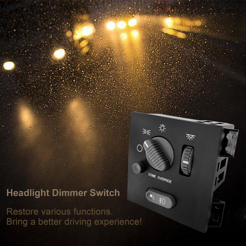 15755954 Headlight Switch Fog Light for Chevy S10 Blazer GMC Sonoma 98-03