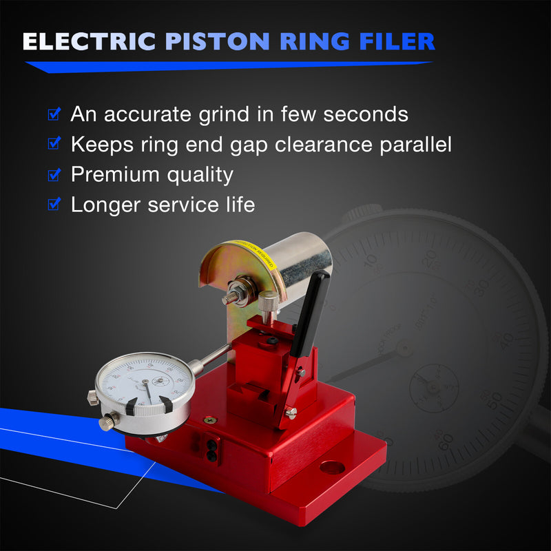 Electric Engine Piston Ring Filer Grinder for Proform 66765 120 Grit 2 Wheels
