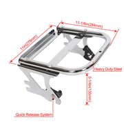 DURAFORCE Razor Motorcycle Trunk Fit For Harley Backrest Pad Street Road Glide 97-08