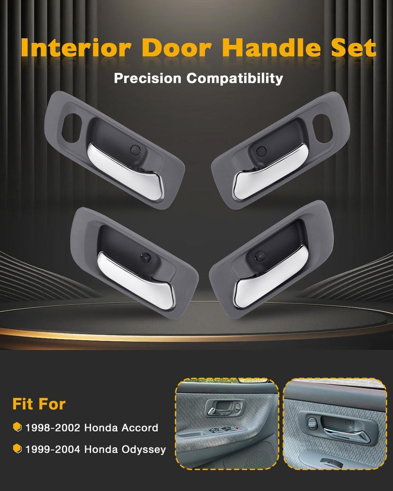 72165S84A01ZB Interior Door Handle Kit for Honda Accord Odyssey 1998 to 2004