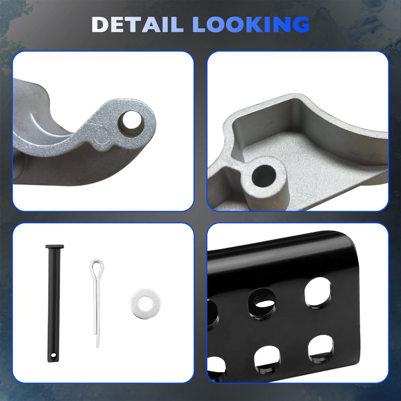 Easy Off Cast Aluminum Tarp Stop Upright With Body Mount Stops Bracket Kit 6X