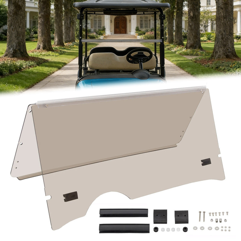 Tinted Foldable Windshield Golf Cart Impact Resistant for EZGO RXV 2008-up 2024