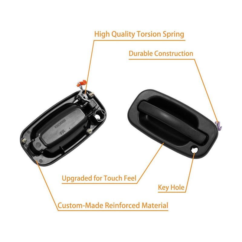 15721571 Door Handles For Chevy GMC Cadillac 99 07 Silverado Yukon 4 Pieces