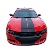 DURAFORCE 10 Inch Dual Vinyl Rally Stripes Racing Stripe Kit for Dodge Charger