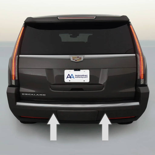DURAFORCE Fits 2015-2020 Cadillac Escalade Chrome Rear Bumper Trunk Trim Molding Precut