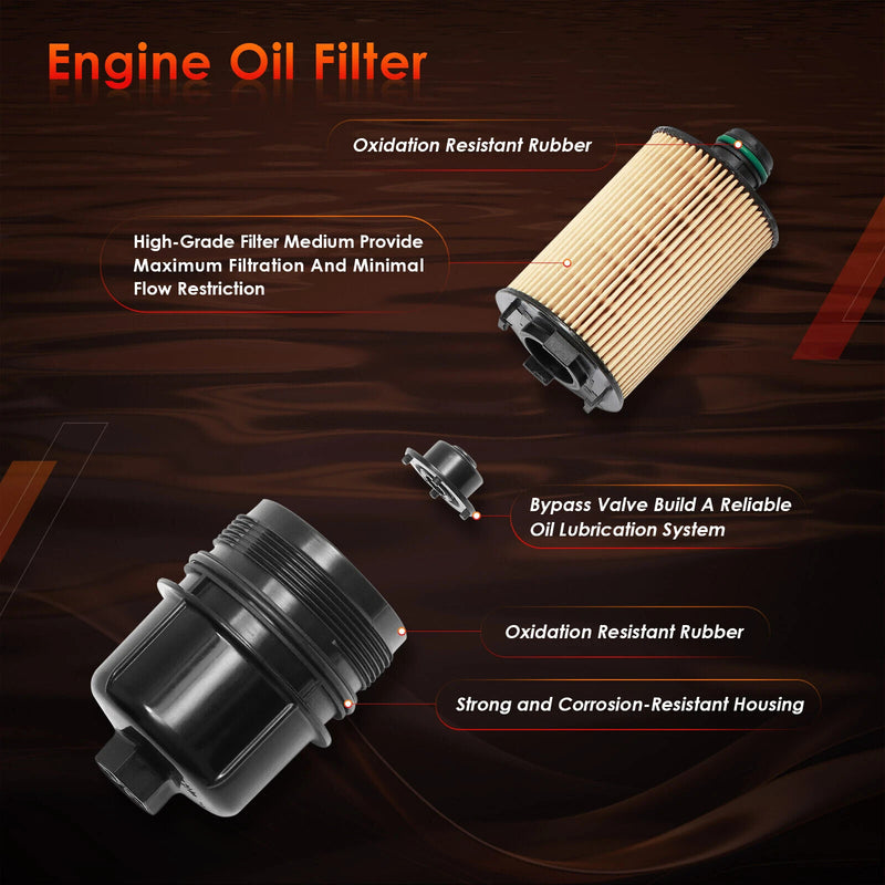 68436631AA Diesel Fuel Air Oil Filters 3.0L for Jeep Wrangler JL Gladiator 20 23