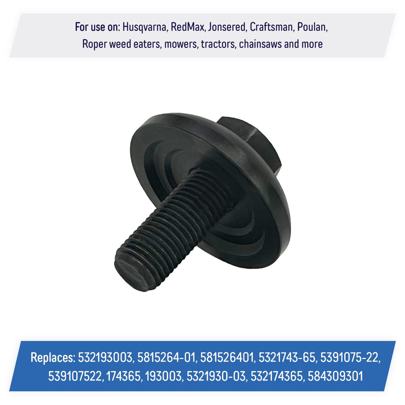Blade Bolt and Washer Assembly for Husqvarna Poulan Roper Craftsman 532193003 4 Pack