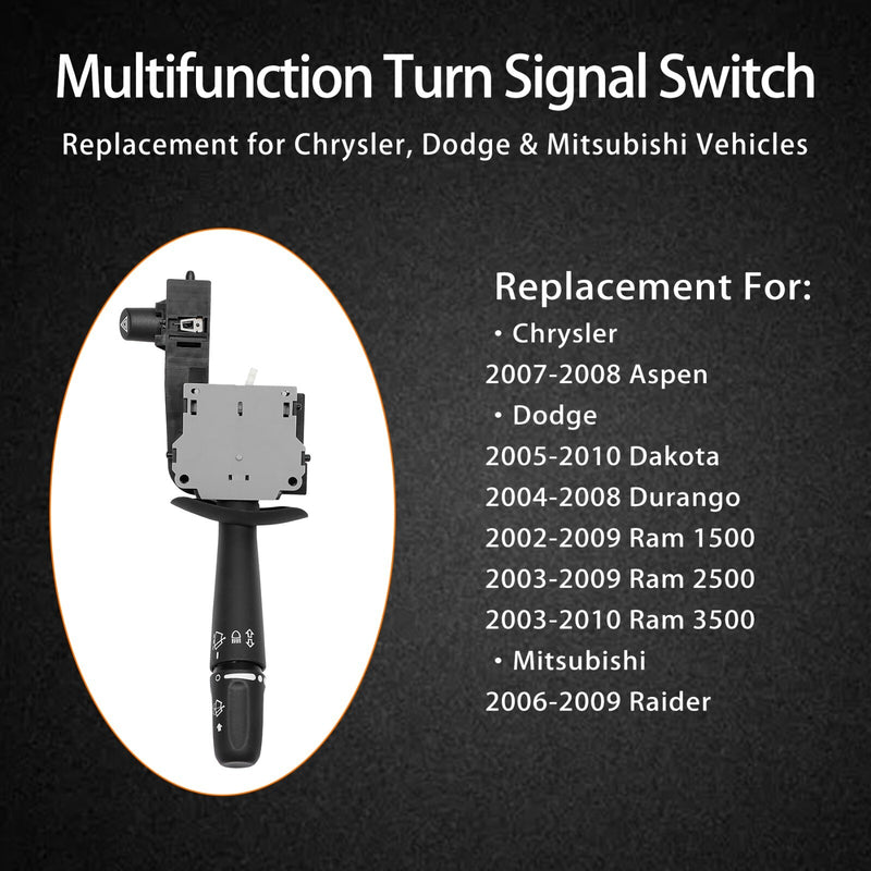 Turn Signal Windshield Wiper Switch for Dodge Ram Chrysler Durango Aspen 02to10