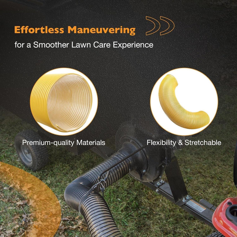 Leaf Vac Grass Catcher Flex Hose for DR Agri Fab Trac Vac 6 Foot 8 Inch