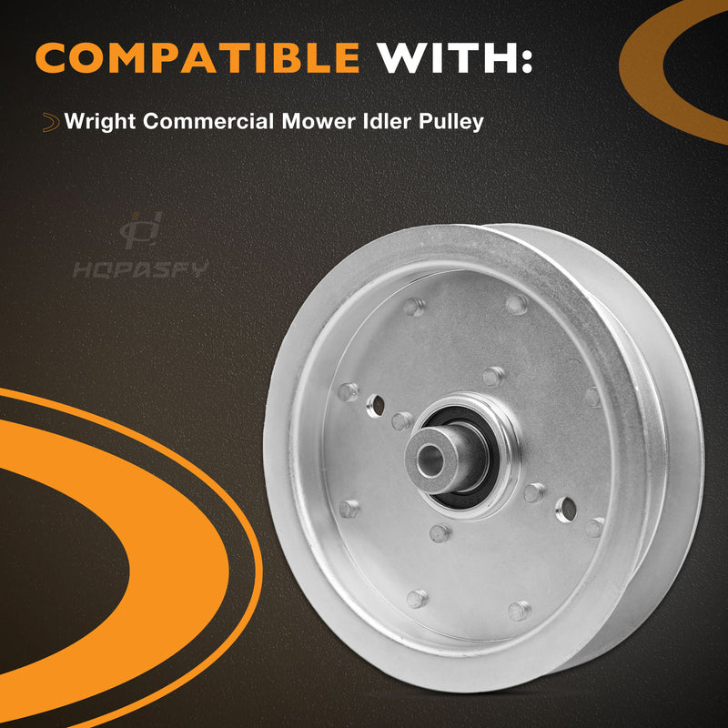 71460009 Flat Idler Pulley for Wright Commercial Lawn Mower