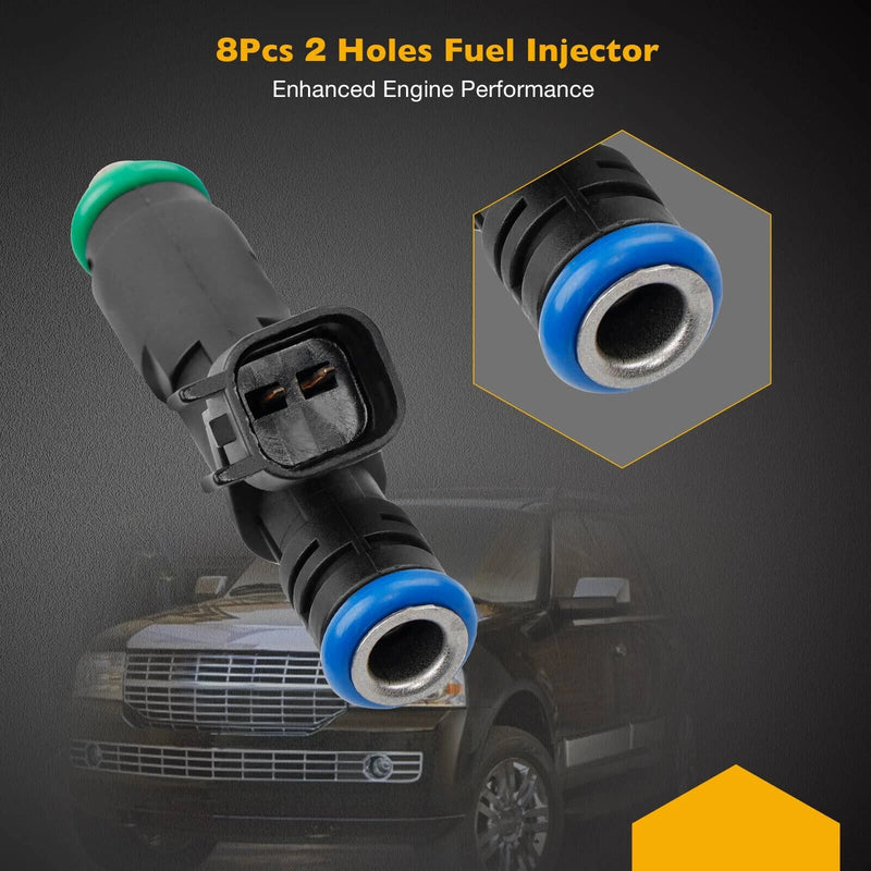 FJ817 Fuel Injector Set for Ford F150 F250 F350 Lincoln Navigator 5.4L 05 07 8x