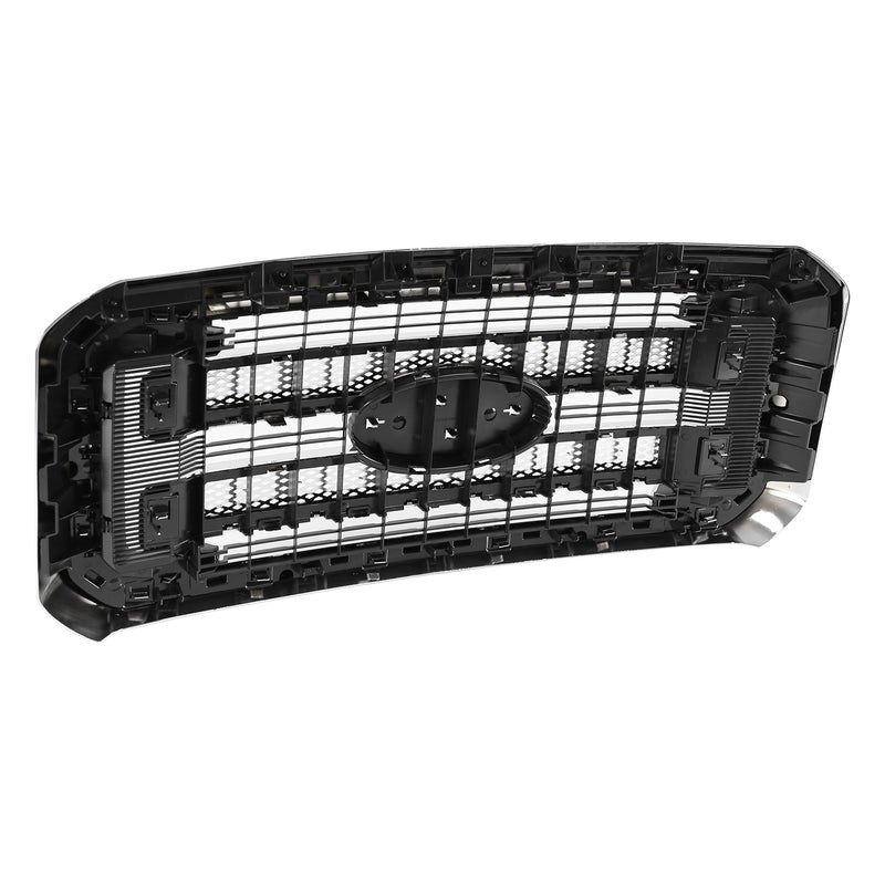DURAFORCE Chrome Front Bumper Grille For Ford F250 F350 F450 F550 2011-2016 Platinum Style