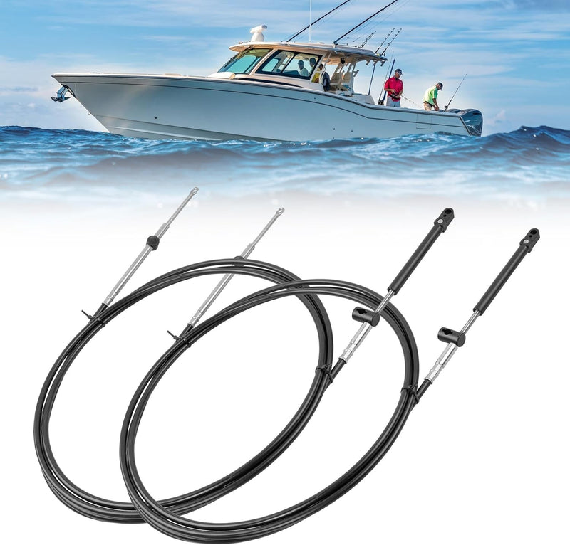 10FT Outboard Throttle Control Shift Cable Gen I for Mercury Mariner 2 Piece