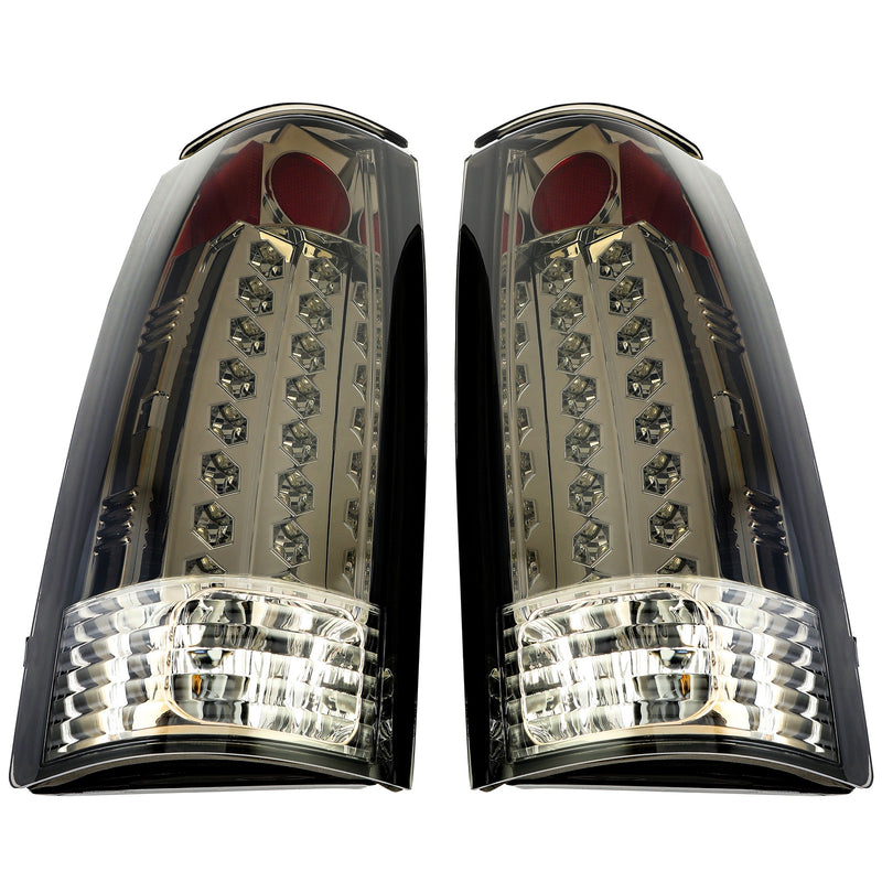 DOT Fits 88 98 Chevy GMC C K 1500 3500 Yukon Silverado Smoke LED Tail Lights