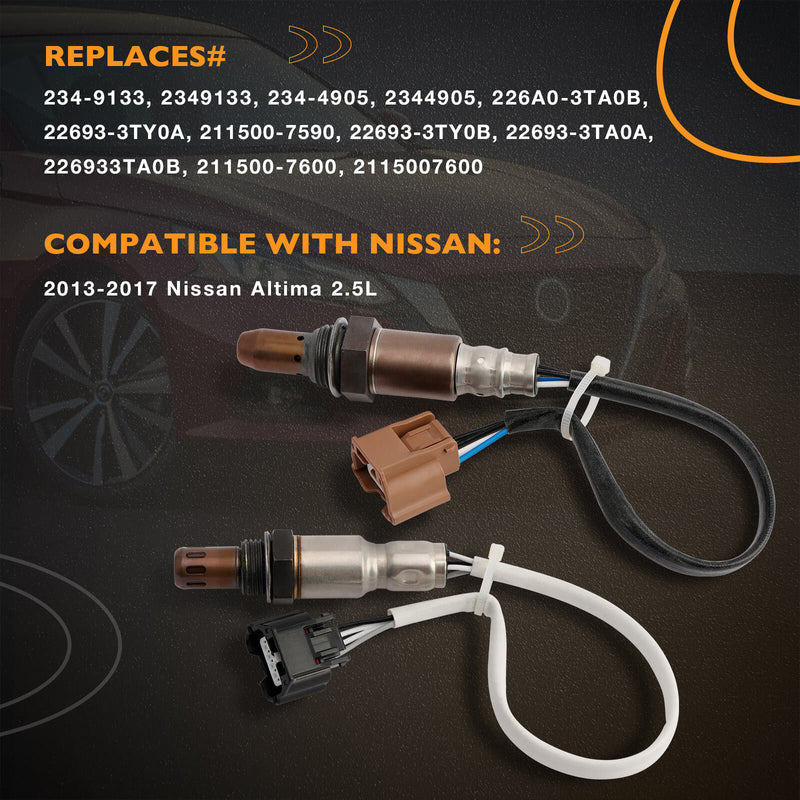 Upstream Downstream Air Fuel Ratio O2 Oxygen Sensor For Nissan Altima 2013 2017