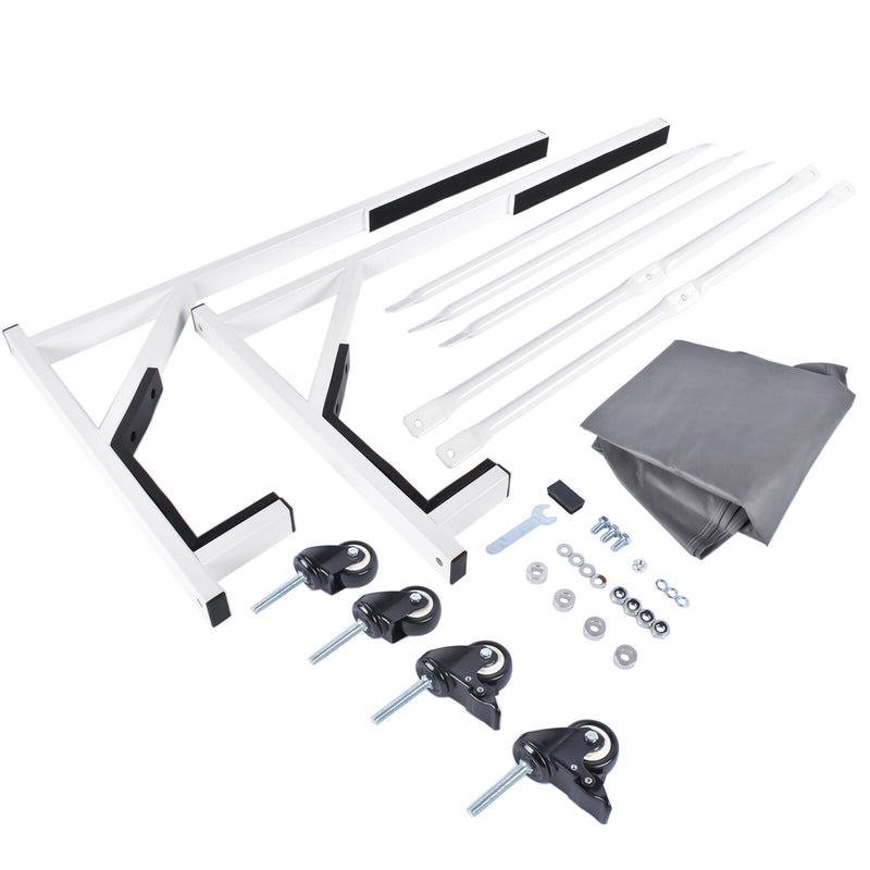 DURAFORCE White HARDTOP STORAGE CART+COVER Hard Tops for Chevrolet Corvette Mercedes-Benz